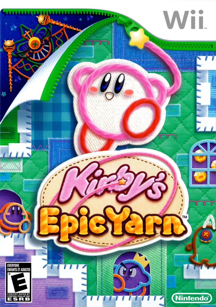 Kirby's Epic Yarn box art